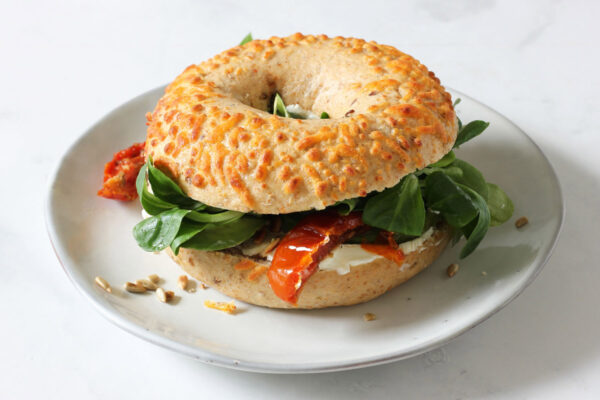 Avokado honning bagel