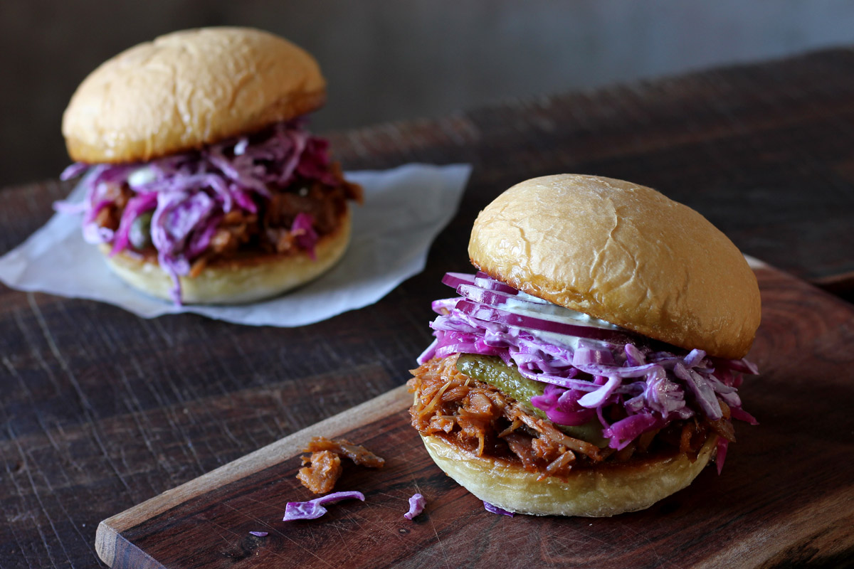 Potatobun med pulled pork